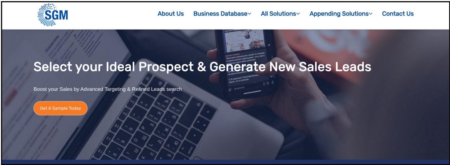 Seagrass Marketers website screenshot